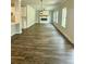 Spacious living room featuring an electric fireplace, hardwood floors and recessed lighting at 222 Silvercrest Dr, Acworth, GA 30101