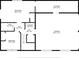 Basement floor plan featuring two bedrooms, one bath, laundry room, storage, and access to the garage at 3232 Watson Mill Dr, Loganville, GA 30052