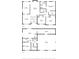 A full home floor plan featuring a basement and first floor layout with multiple bedrooms at 3232 Watson Mill Dr, Loganville, GA 30052