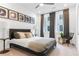 Comfortable bedroom featuring neutral tones, stylish decor, and large windows for ample natural light at 371 Grant Se Cir # 1823, Atlanta, GA 30315