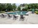 Outdoor pool with lounge chairs and umbrellas for community members at 2022 Maple Ridge Nw Dr, Acworth, GA 30101
