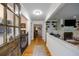 Welcoming entryway with hardwood floors leading to a cozy living room at 305 Montevallo Dr, Atlanta, GA 30342