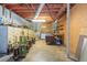 Unfinished basement with concrete floor, open ceiling, and storage areas at 3916 Ridgewood Se Dr, Smyrna, GA 30080