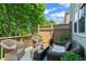 Relaxing outdoor patio with comfortable seating and a privacy fence, perfect for entertaining at 1667 Wehunt Se Pl # 11, Smyrna, GA 30082