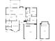 Detailed floor plan showing the layout of the home's first floor with the room dimensions at 2700 White Blossom Ln, Suwanee, GA 30024