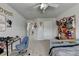 Spacious bedroom with carpet flooring, neutral paint color, and ceiling fan at 7575 Old Camp Lndg, Cumming, GA 30040