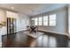Charming dining area with modern lighting, stainless steel appliances, and a large window at 7575 Old Camp Lndg, Cumming, GA 30040