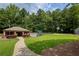 Scenic community area featuring a playground, basketball court, and clubhouse surrounded by lush green spaces at 818 Forest Path Ln, Alpharetta, GA 30022