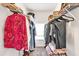 Walk-in closet features ample shelving and hanging space for your entire wardrobe at 2012 Ellison Nw Way # 15, Kennesaw, GA 30152