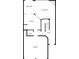 First floor layout featuring a living room, dining area, kitchen, bath, foyer, and garage at 2012 Ellison Nw Way # 15, Kennesaw, GA 30152