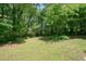 A view of the backyard and tall trees at 2900 Country Nw Ct, Kennesaw, GA 30152