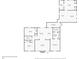 House floor plan with layout of rooms and approximate dimensions at 483 Glen Terrace Rd, Auburn, GA 30011