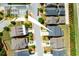 Aerial view of home, highlighting the surrounding neighborhood with well-maintained yards and community layout at 2222 Haventree Ct, Lawrenceville, GA 30043