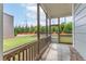 Enjoy the outdoors while relaxing on this screened-in porch with a view of the landscaped backyard at 2222 Haventree Ct, Lawrenceville, GA 30043