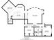 Detailed floor plan showcasing the layout of the home's first floor, including a Gathering room and theater at 3364 Kylee Dawn Cir, Lawrenceville, GA 30045