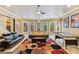 Large game room with a pool table, air hockey table, and comfortable seating at 3364 Kylee Dawn Cir, Lawrenceville, GA 30045