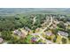 Beautiful aerial view of a neighborhood surrounded by mature trees and lush landscaping at 3364 Kylee Dawn Cir, Lawrenceville, GA 30045