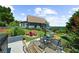 Spacious backyard with patio and fire pit, perfect for outdoor entertaining and enjoying the serene views at 4940 Sunrise Ln, Cumming, GA 30041