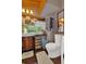 Bathroom with vanity, open shelving, toilet, and view to outside at 5400 Kings Camp Rd Se #C1 Se Rd, Acworth, GA 30102