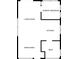 Simplified floor plan showing the layout of the living room, dining area, kitchen, bath, and primary bedroom at 5400 Kings Camp Rd Se #C1 Se Rd, Acworth, GA 30102