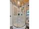 Shower stall with rounded glass doors at 5400 Kings Camp Rd Se #C1 Se Rd, Acworth, GA 30102