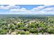 Panoramic aerial shot of neighborhood with tree-lined streets and blue skies at 5705 Cannonero Dr, Alpharetta, GA 30005