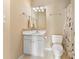 Bathroom features a vanity with sink and toilet at 2620 Matlin Way, Buford, GA 30519