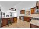 Open concept kitchen with granite counters, breakfast bar, and stainless steel appliances at 4331 E Kings Point Circle, Dunwoody, GA 30338