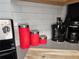 Kitchen countertop with stainless steel appliances and gray countertops at 5536 Strathmoor Manor Cir, Lithonia, GA 30058