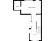 A clear floor plan features a Gathering room, bath and foyer at 7812 Kiverton Pl, Atlanta, GA 30350