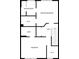 Upstairs floor plan showing the Primary bedroom, bath, and walk-in closet at 7812 Kiverton Pl, Atlanta, GA 30350