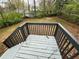 View of back deck overlooking a fenced yard at 1691 Flat Shoals Rd, Atlanta, GA 30316