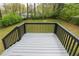 New deck offers relaxing views of the tree-lined backyard and manicured lawn at 1691 Flat Shoals Rd, Atlanta, GA 30316