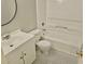 Bathroom features tub/shower combination with a bright vanity at 110 Orleans Blvd, Mcdonough, GA 30253