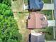 Aerial view of a home with a private backyard and mature tree line at 233 Yorkshire Ln, Villa Rica, GA 30180