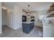 Well-lit kitchen with a center island, granite countertops, and modern appliances at 233 Yorkshire Ln, Villa Rica, GA 30180