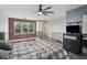 Comfortable primary bedroom with balcony access, contemporary furnishings, and a bright interior at 322 Peters Sw St # 6, Atlanta, GA 30313
