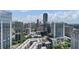 Scenic aerial view showcases city buildings and residential neighborhood at 3325 Piedmont Ne Rd # 3005, Atlanta, GA 30305