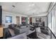 Contemporary living room showcasing modern furniture, city views, and a seamless blend of comfort and style at 3325 Piedmont Ne Rd # 3005, Atlanta, GA 30305
