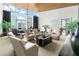 Relax in the building lounge with comfortable seating, bright windows, and city views at 3325 Piedmont Ne Rd # 3005, Atlanta, GA 30305
