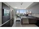 Modern bedroom showcases a sleek design, city views, and stylish furnishings at 3325 Piedmont Ne Rd # 3005, Atlanta, GA 30305