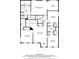 Detailed floor plan showcasing the layout of a 2944 sq ft home with bedrooms, baths, and sitting room at 411 Riverclub Rd, Acworth, GA 30101