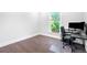 Hardwood floor office with modern computer setup at 411 Riverclub Rd, Acworth, GA 30101