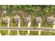 Aerial view of homes in a new community at 4575 Birch Way, Loganville, GA 30052
