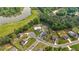Aerial view of community with pool and lake at 4575 Birch Way, Loganville, GA 30052