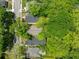 Aerial view of neighborhood with tree-lined streets at 957 Harwell Nw St, Atlanta, GA 30314