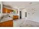 Kitchen showcasing countertops, cabinets, and updated flooring at 957 Harwell Nw St, Atlanta, GA 30314