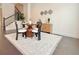 Dining room with elegant decor, and a view of the stairway at 614 Harrington Hls, Decatur, GA 30032