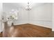 Dining room with decorative trim and hardwood floors at 1112 Cordia Nw Ave, Atlanta, GA 30318
