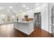 Bright, spacious kitchen with white cabinets, stainless steel appliances, and an island for meal preparation at 1112 Cordia Nw Ave, Atlanta, GA 30318